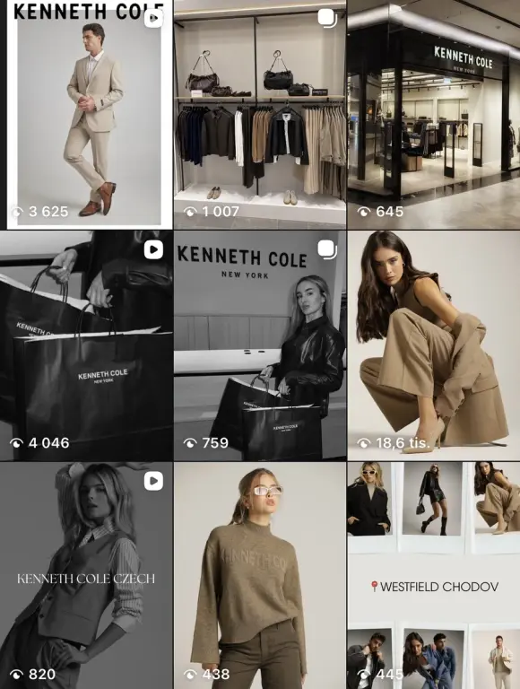 Kenneth Cole — Instagram profile managed by RKP Agency